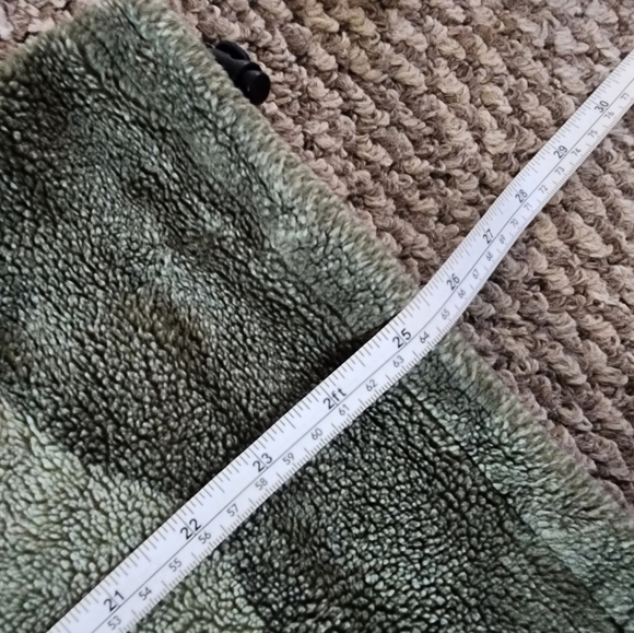 Milton Funwear Vintage Green Forest Fleece Oversized Jacket Womens Size S - Picture 9 of 9